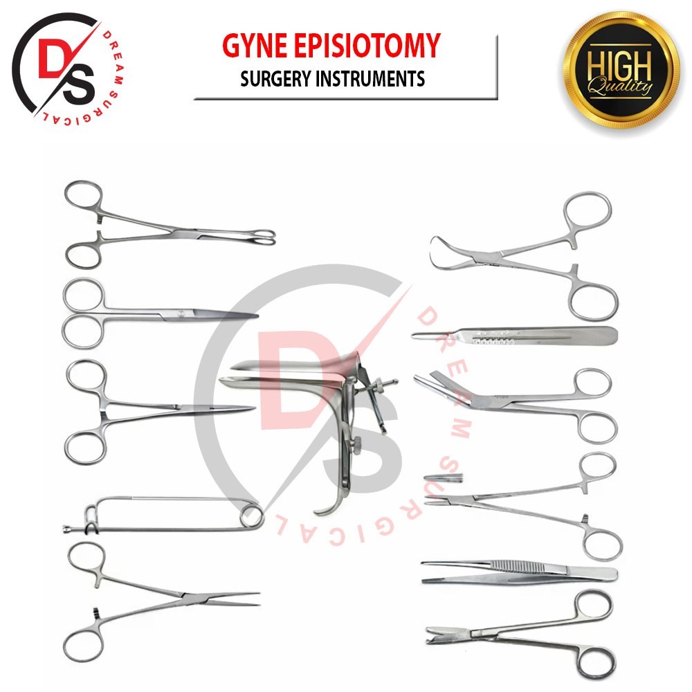 Gyne Episiotomy Surgery Instruments Set of 20 Pcs