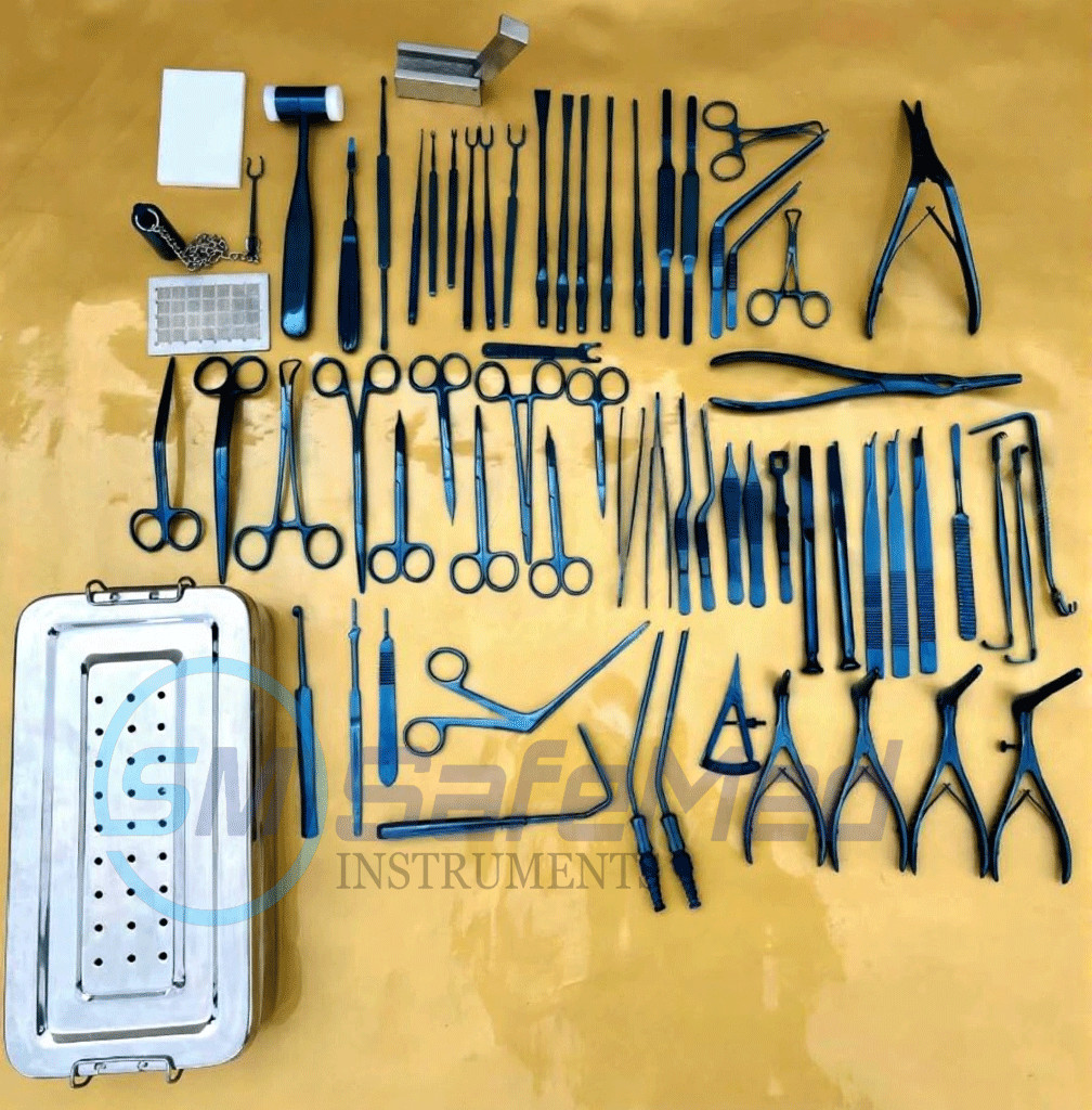 New Rhinoplasty Instruments Set Titanium Coated Nose Surgery Quality With Box