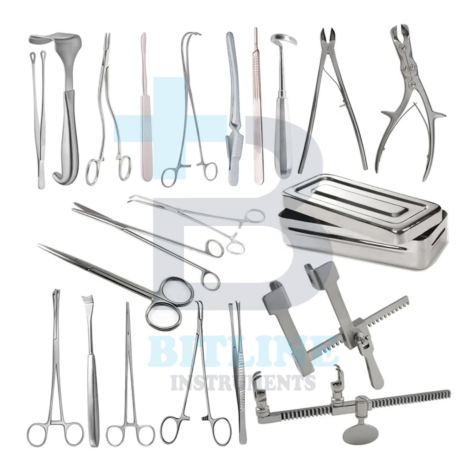 Thoracotomy Surgery Set 24Pcs Thoracotomy Instruments Surgical Instruments