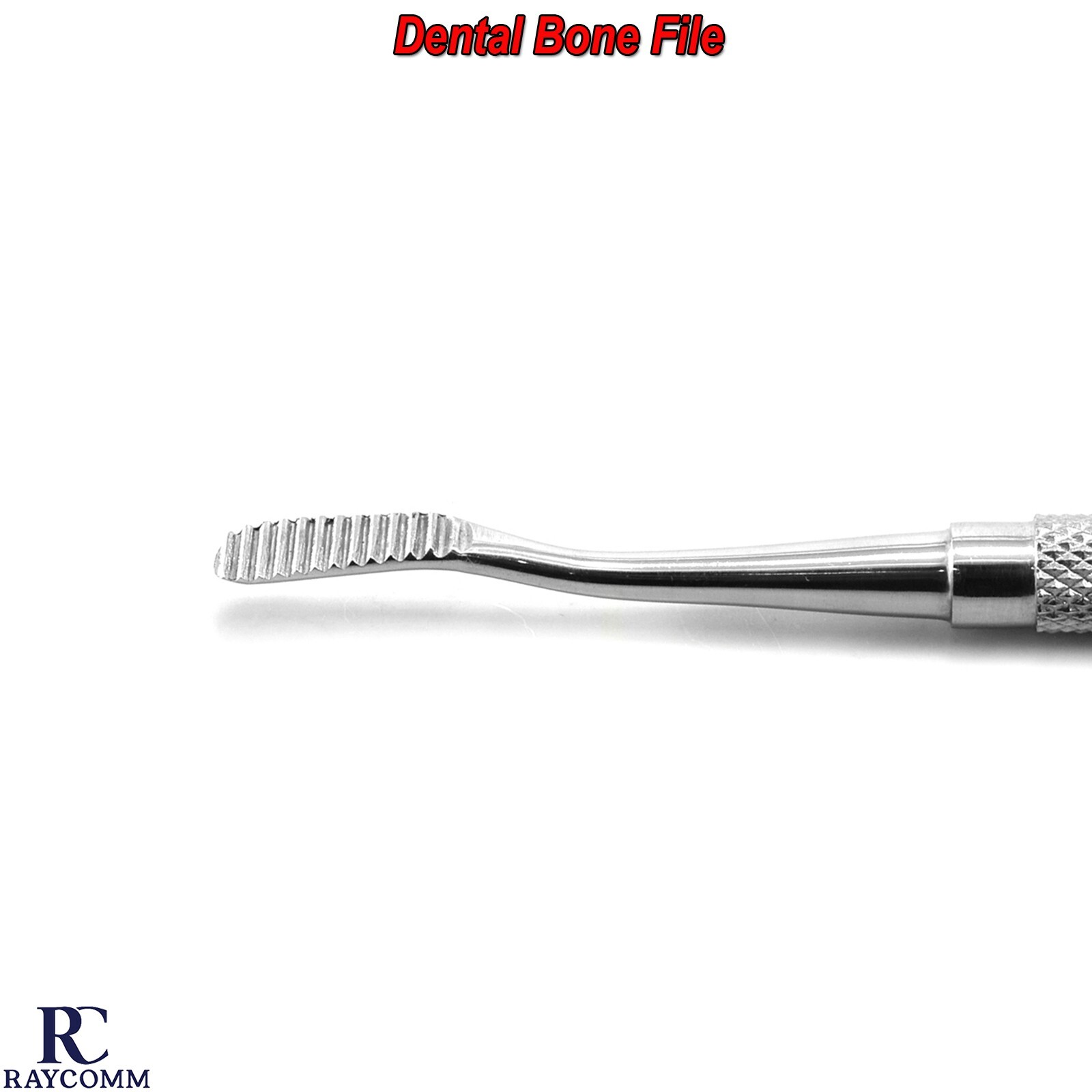 Surgical Dental Dentist Bone File Straight Shape Double Ended Medical Instrument