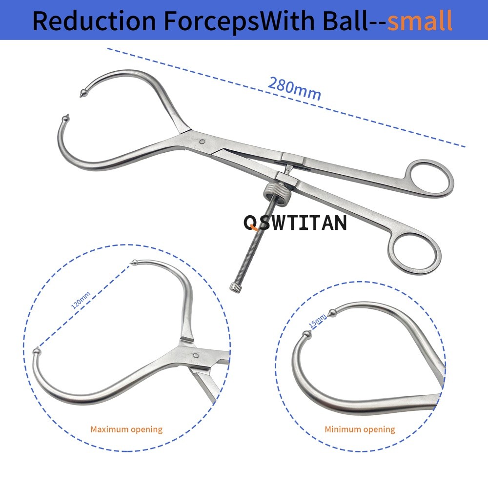 Bone Reduction Forceps with Ball Pointed Reduction Forceps Orthopedic Instrument