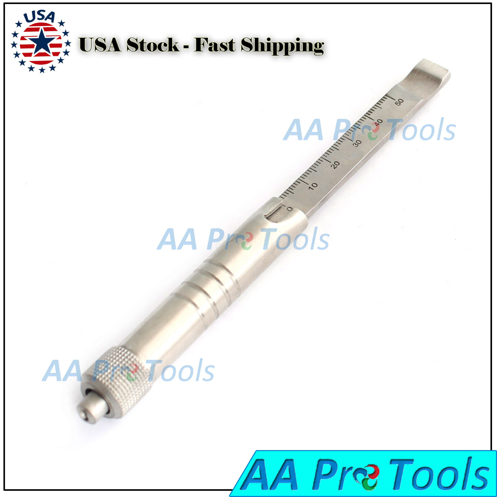 Depth Gauge 0mm to 50mm Orthopedic, Surgical Instruments