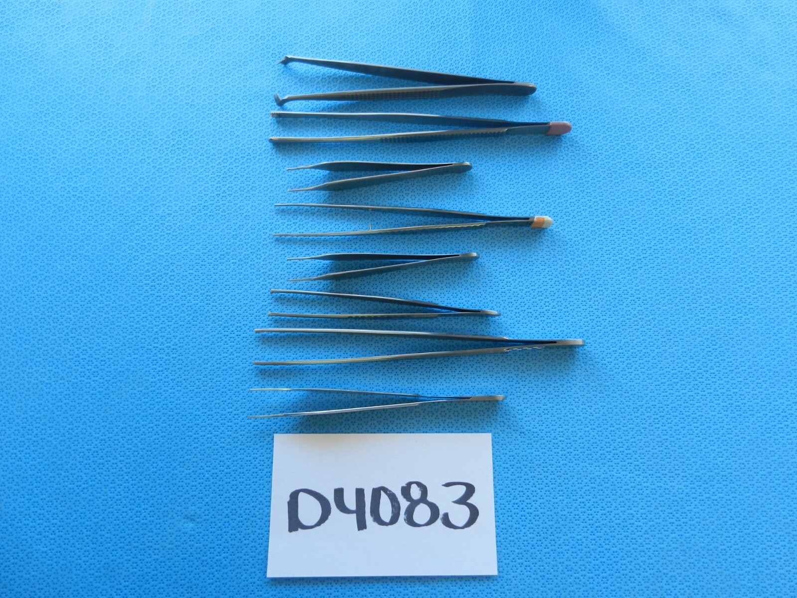 D4083 Codman Symmetry Pilling Surgical Forceps Lot Of 8