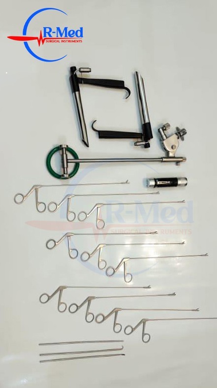 Pedestal Laryngoscope Set Micro Laryngeal Surgery ENT Instruments Endoscopic
