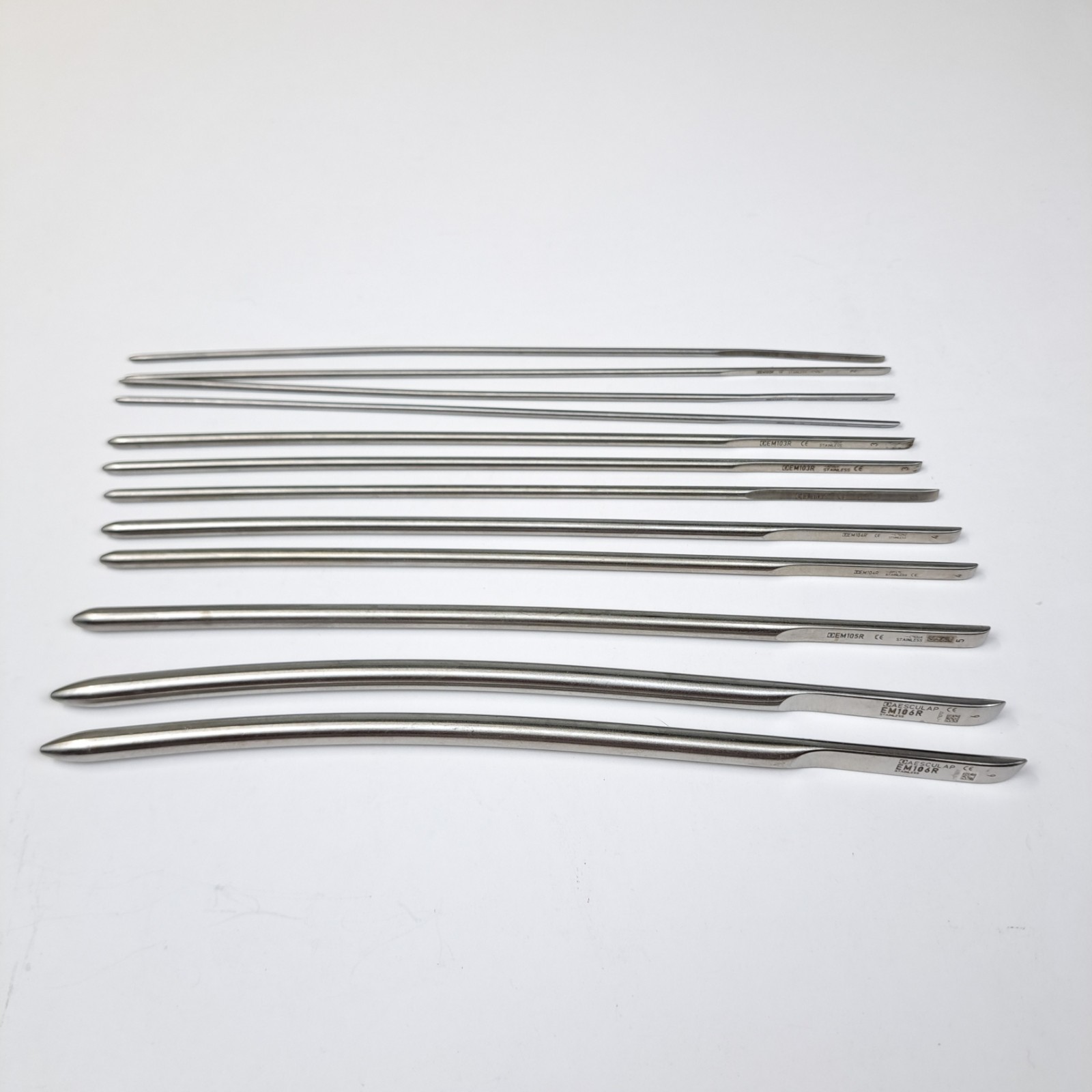 Aesculap Hegar Uterine Dilators Lot of 12