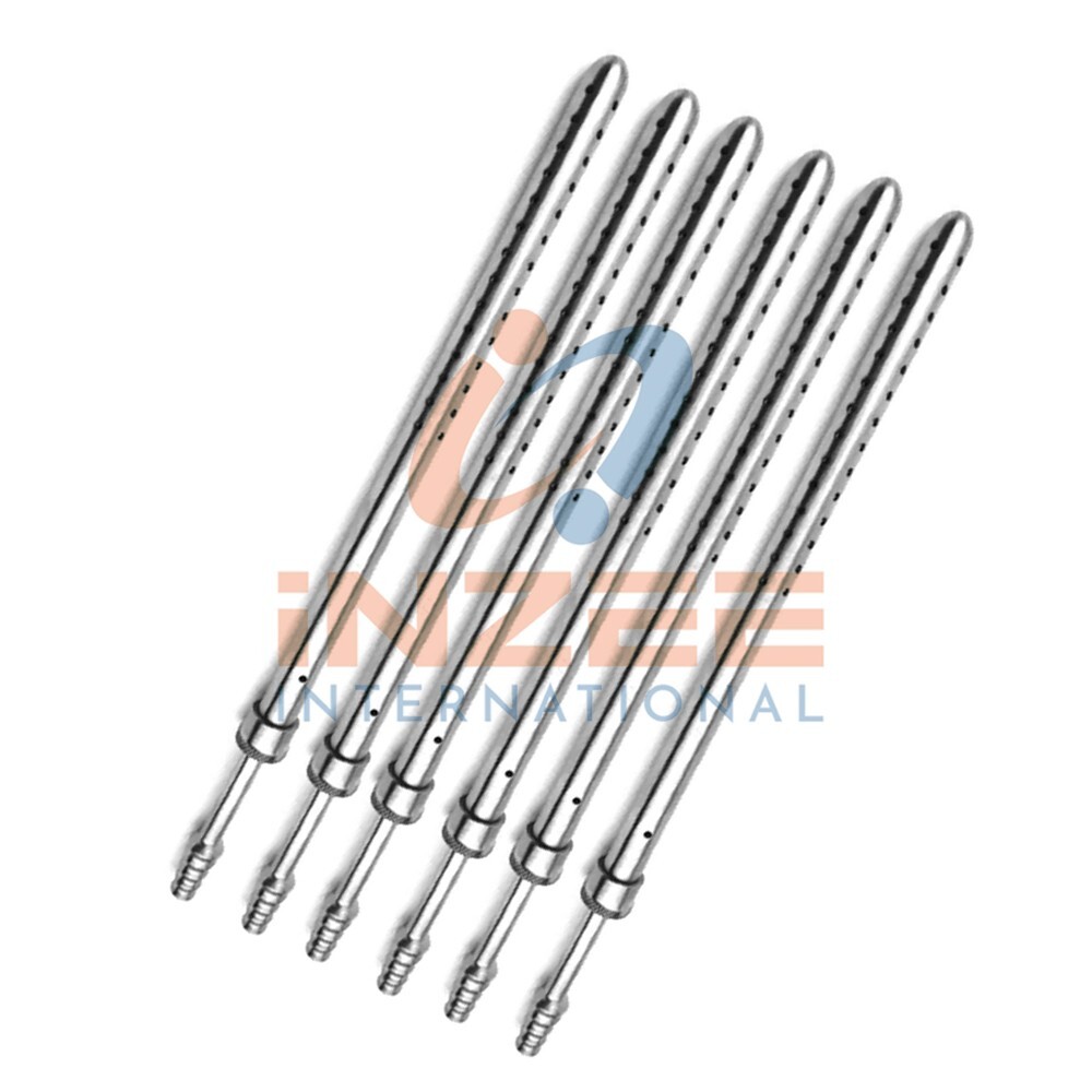 6 PCS Poole Suction Tube 30 Fr. Straight Tip 9.25″ Width 10mm Surgical Instrumen