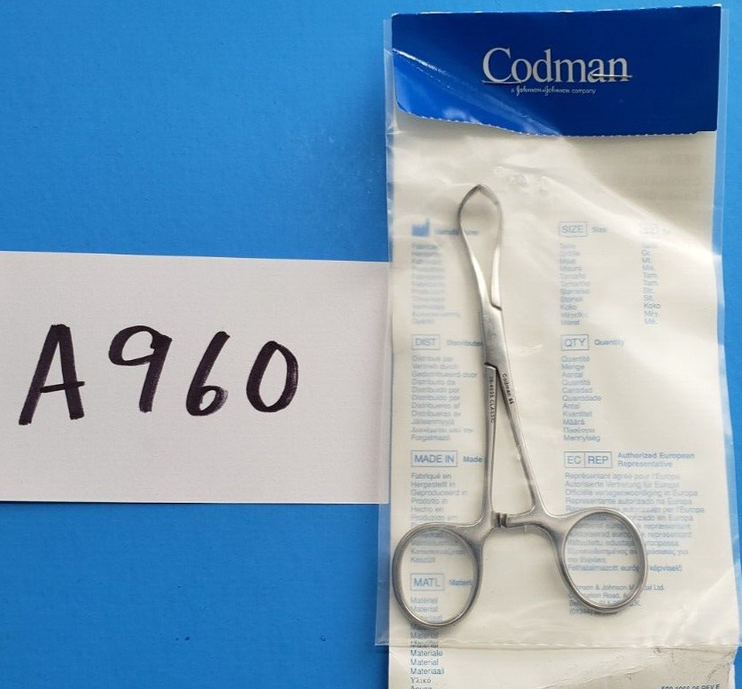 CODMAN 39-4035 Surgical Orthopedic EDNA Towel Clamp 5.5″