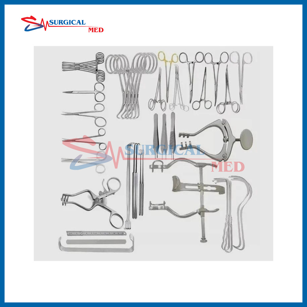 Pediatric Laparotomy Surgery Set 51 Pcs Medical Surgical Instruments Stainless