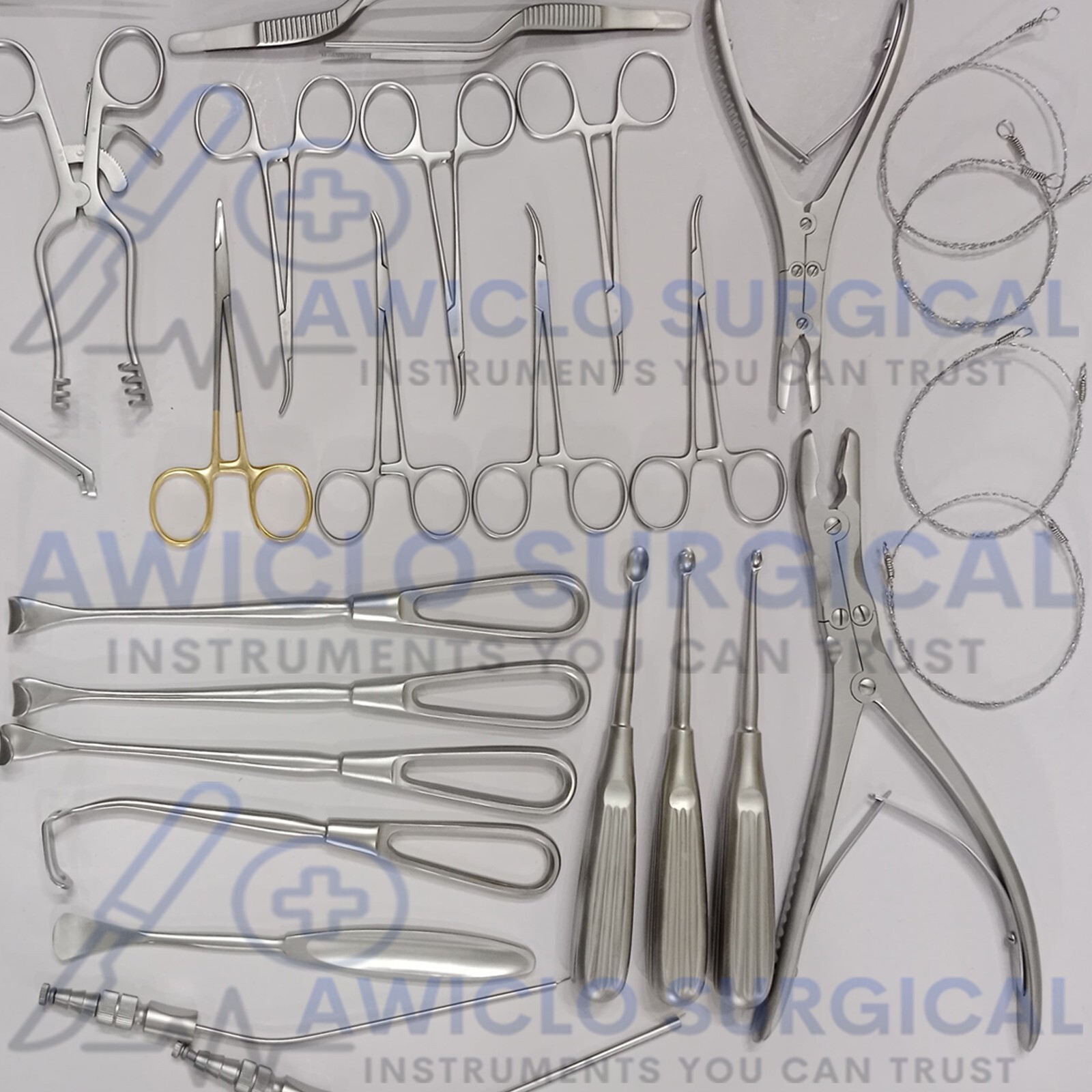 Basic Craniotomy Surgical Instruments 40 Pcs Surgical Instruments Good Quality
