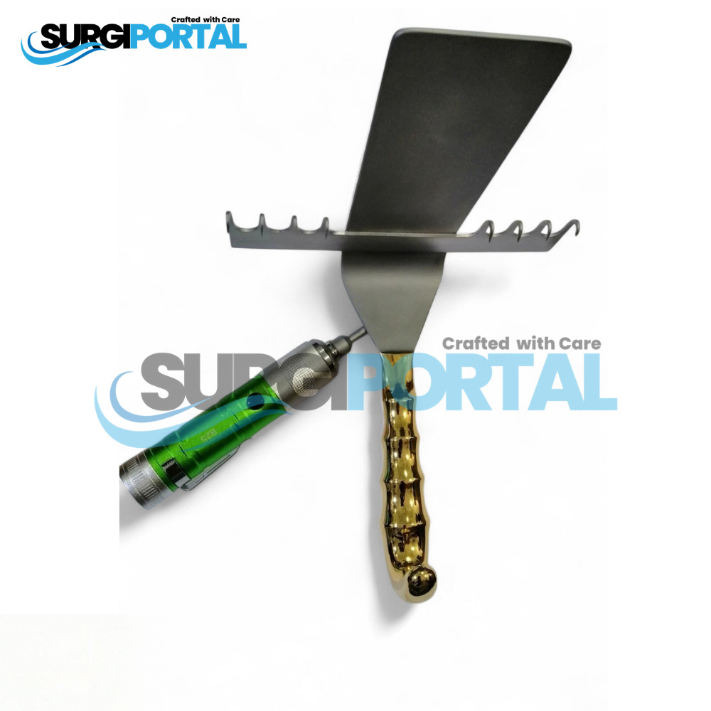 Surgi Portal Saldanha retractors with fiber optic, Reusable