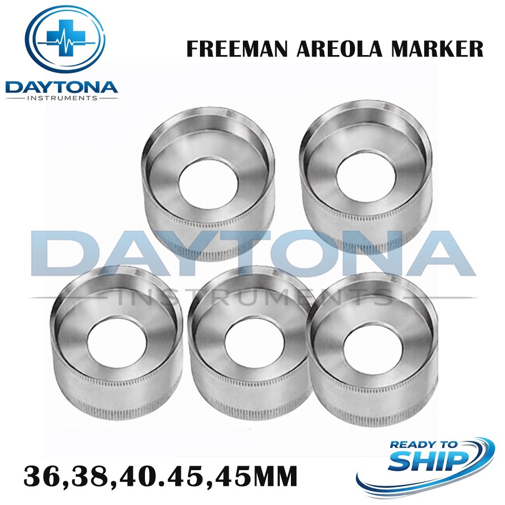 Set of 5 Freeman Areola Marker, Breast Markers, Breast Instruments