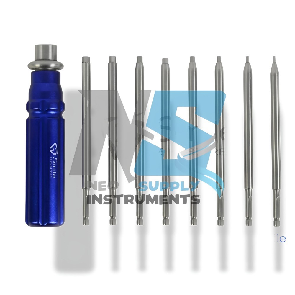 Orthopedic Bone Screwdriver Set With Quick Coupling Handle Surgical Instruments