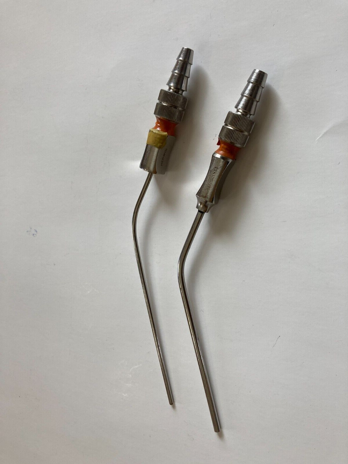 Lot Of 2 Herwig Frazier Suction Tube Nasal Septorhinoplasty Surgical Instrument