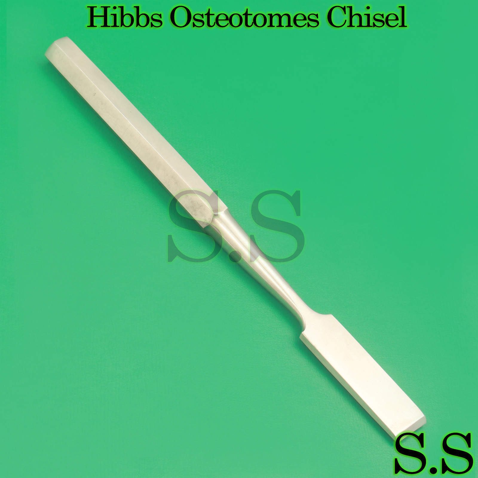 Hibbs Osteotomes 9″ Straight 16mm Surgical Bone Chisel Instruments