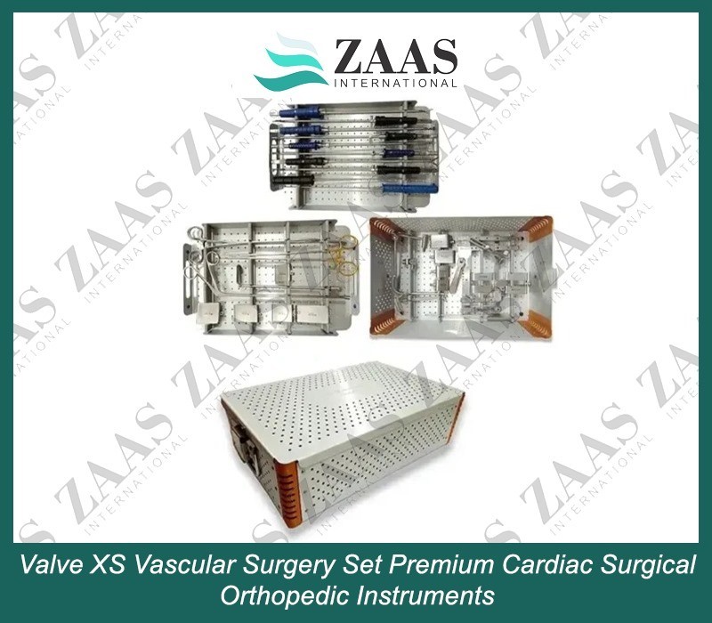 Valve XS Vascular Surgery Set Premium Cardiac Surgical Orthopedic Instruments