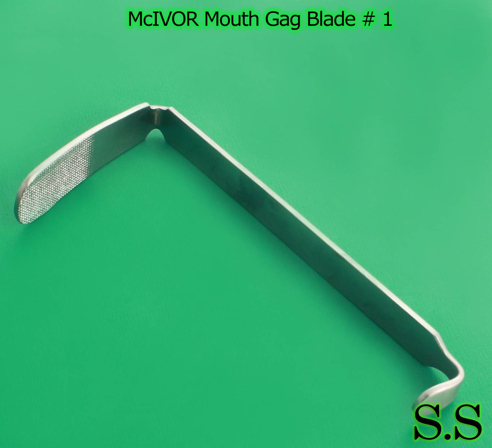 McIVOR MOUTH GAG Blade # 1 Surgical Dental ENT Tonsil Instruments