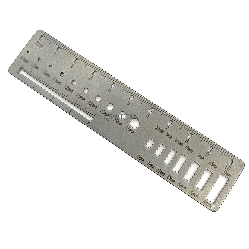 Orthopedic Measuring Ruler for Kirschner Wire Drill Screw Plate Measuring Tools