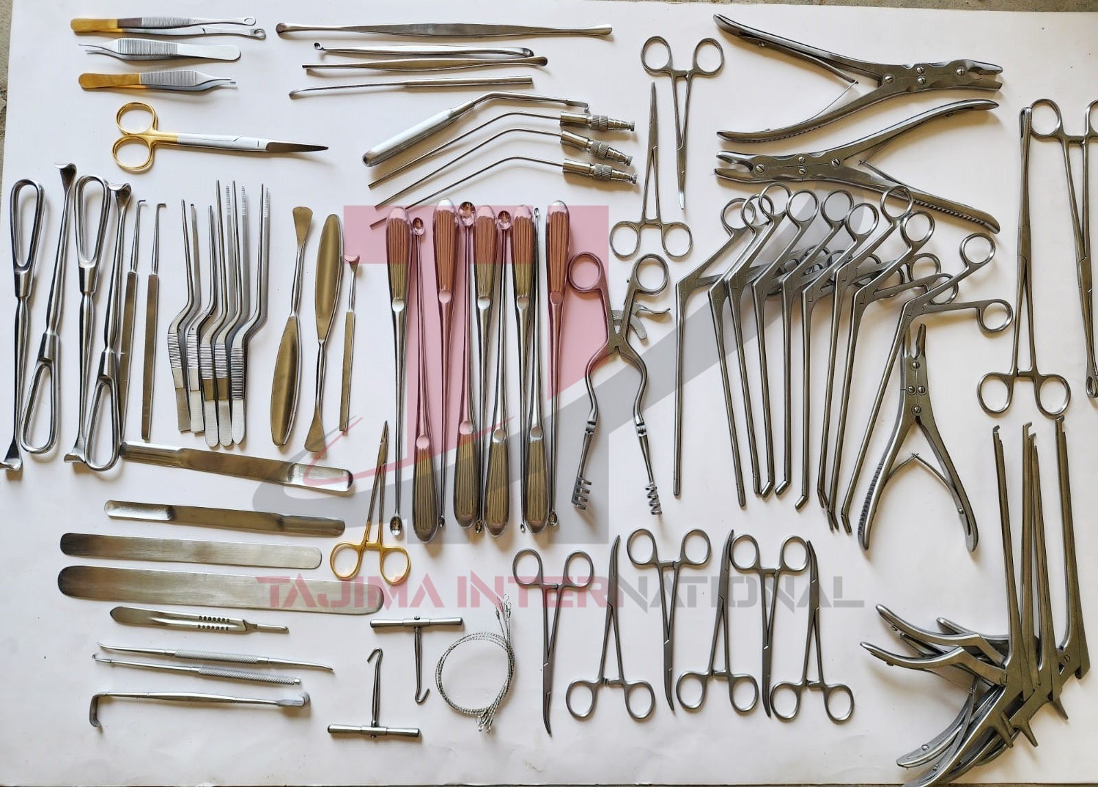 Basic Craniotomy & Laminectomy Surgical Orthopedic Spinal Instruments 78 Pcs Set