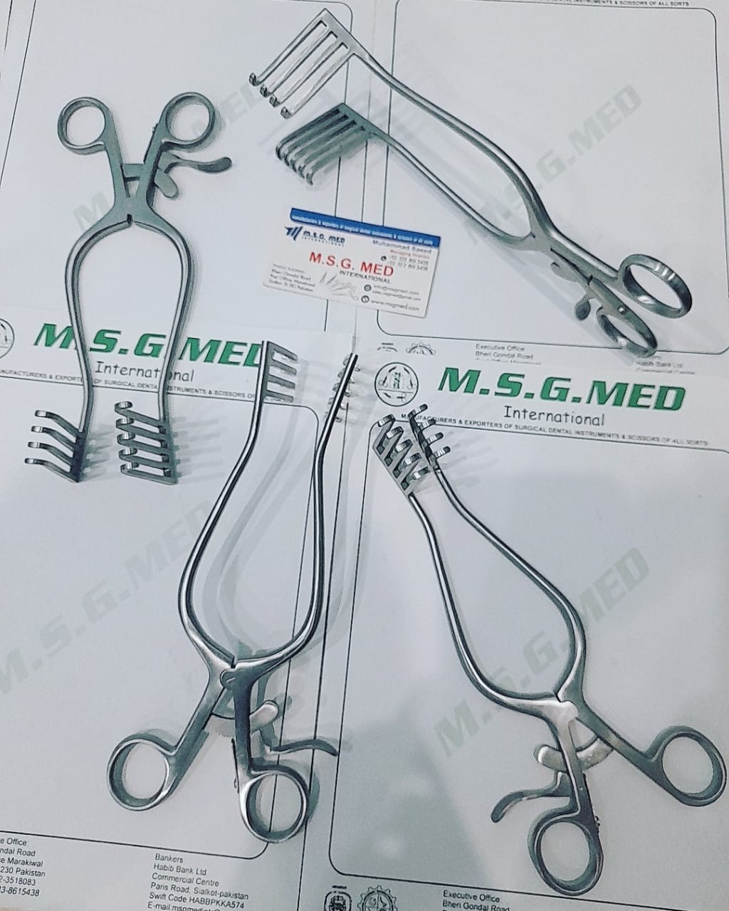 Orthopedic Norfolk & Norwich S/R Retractors 20cm Stainless Mercian Surgical 4PCS