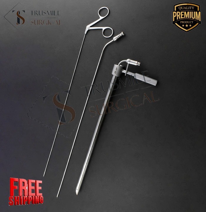 Jesperg Esophagoscope Rod Cervical Esophageal Foreign Body Removal 3 PCs Set