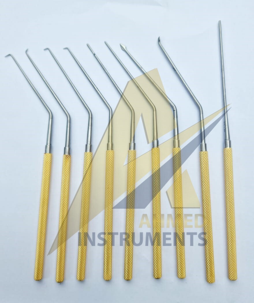 Stapedectomy Instruments Set Of 9 Instruments For Ear ENT Otology Surgery