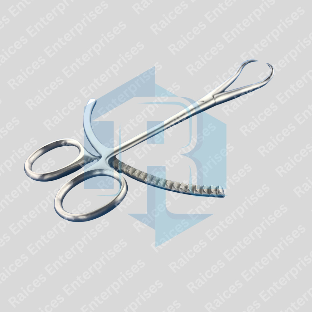 Bone Reduction Forceps Pointed Tips Ratchet Lock 8″ Orthopedic Instruments