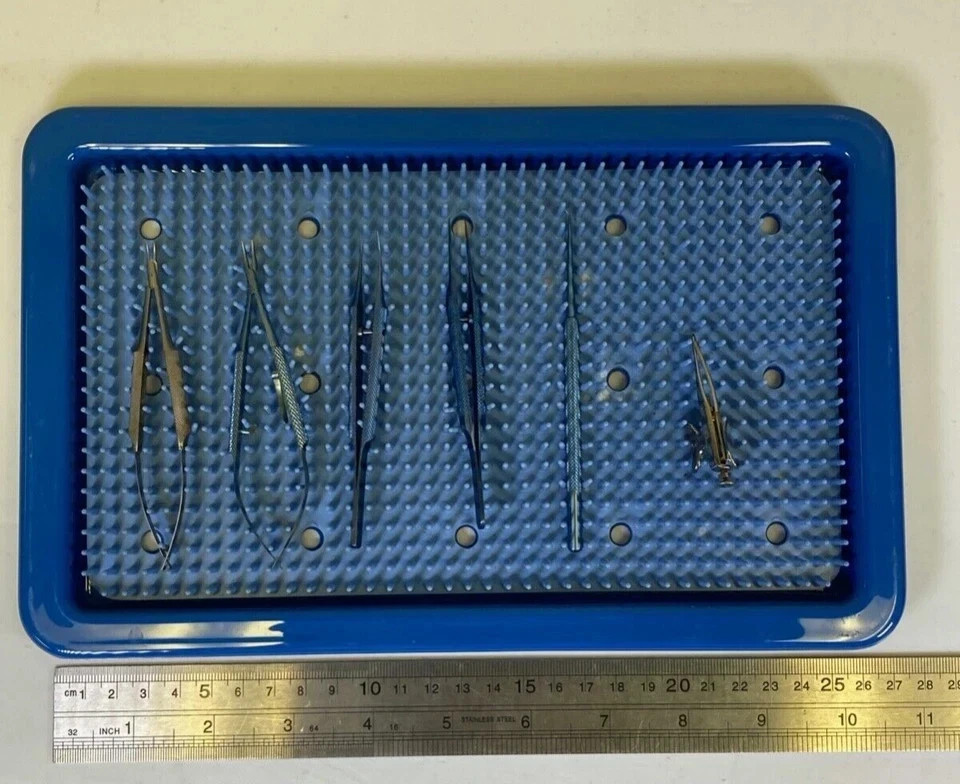 6 Piece Storz Katena Trabeculectomy Instrument Set Extras w/ Sterilization Case