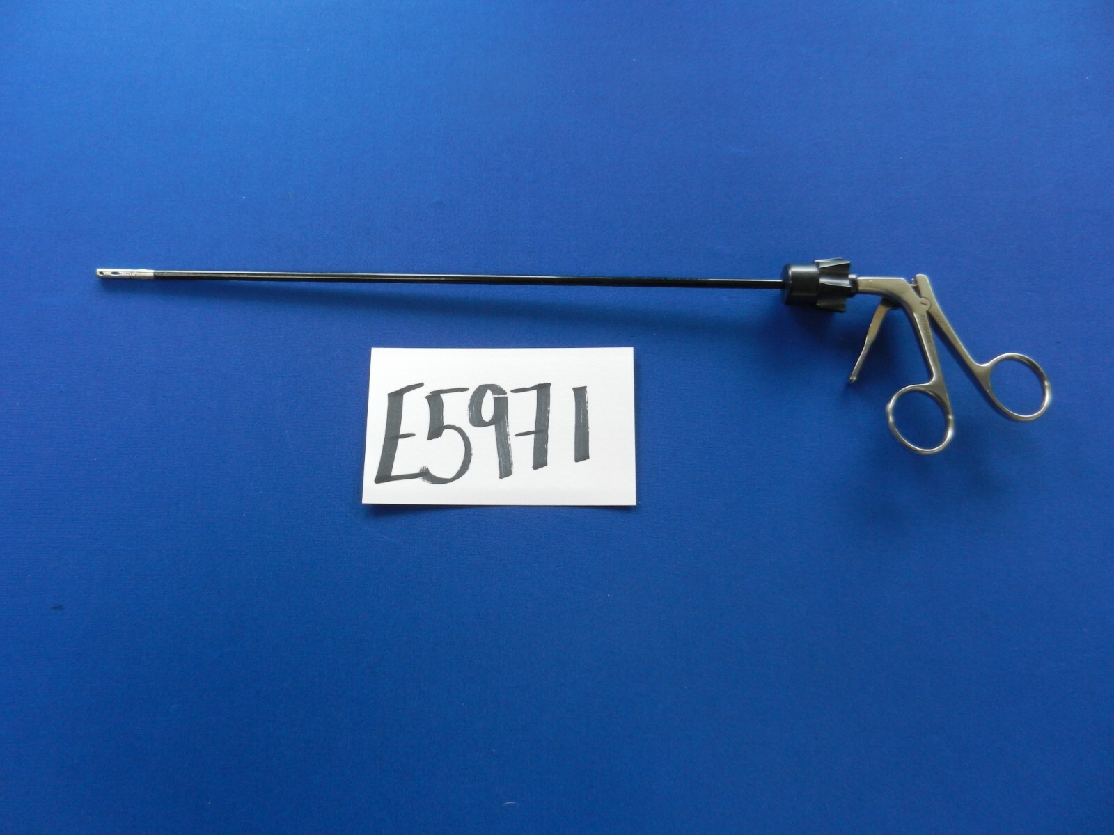 E5971 Jarit D625-108LL Dual Cup Laparoscopic Grasping Forceps 5mm x 33cm