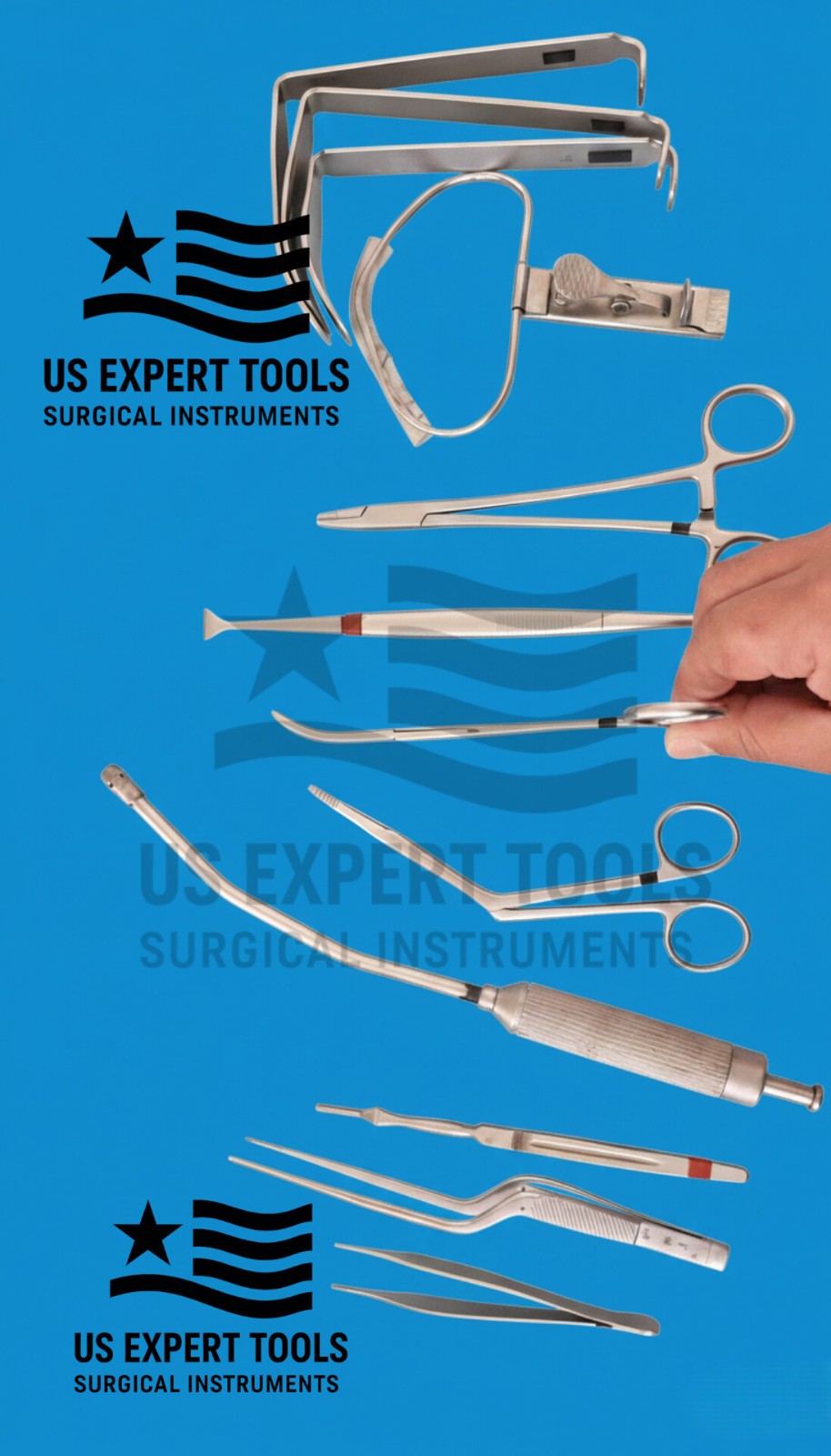 Tonsillectomy Surgical Mix Instruments ENT Set