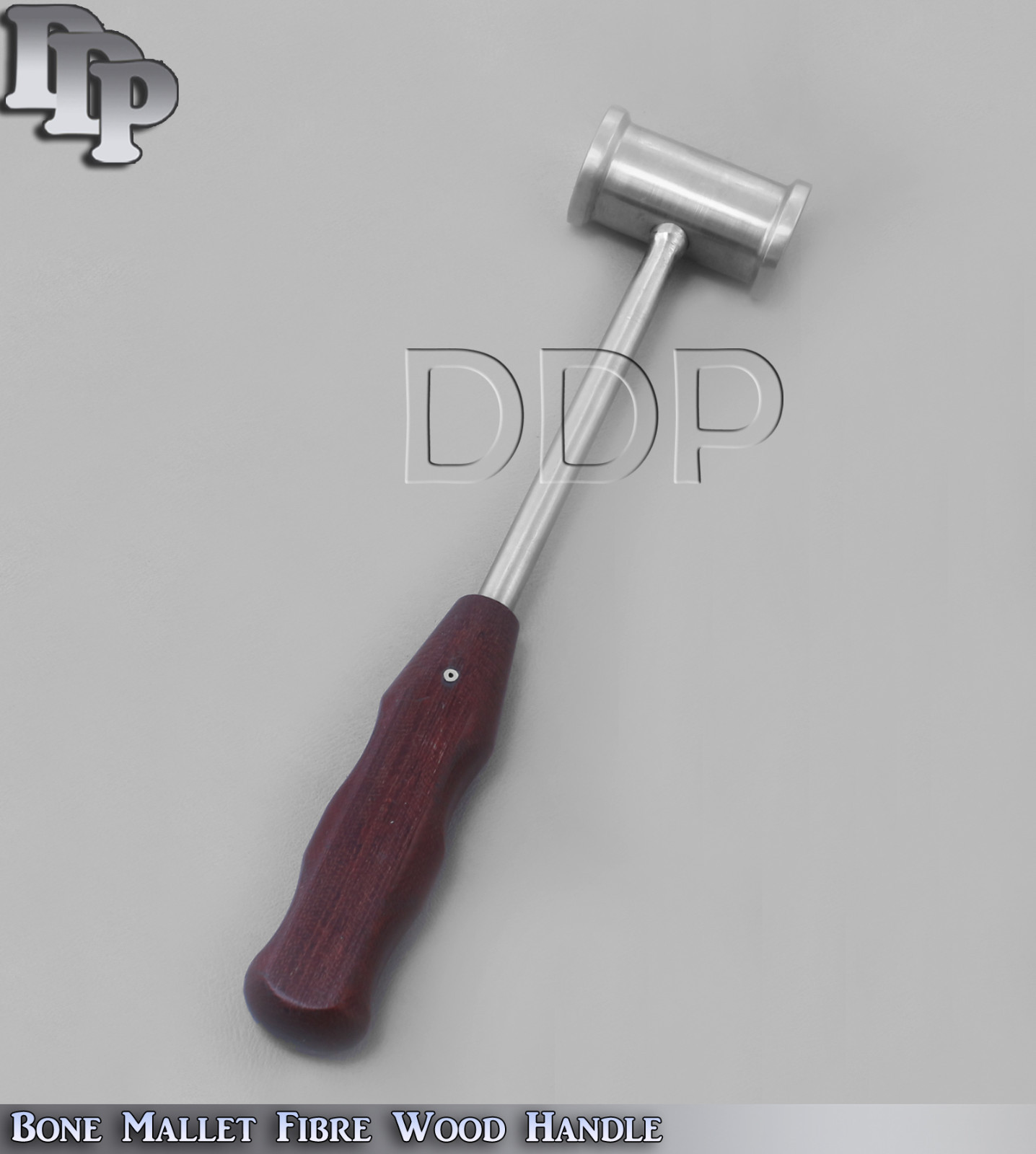 Bone Mallet Fibre Wood Handle Steel Orthopedic Surgical Instruments