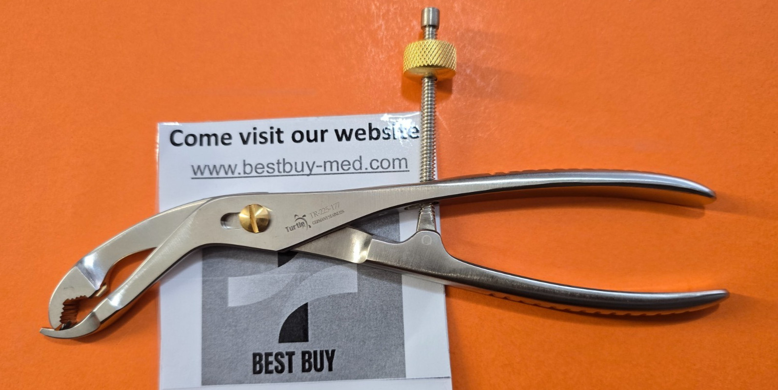 Turtle Surgical Bone Holding Clamp Forceps 7.5″ with Speed Lock
