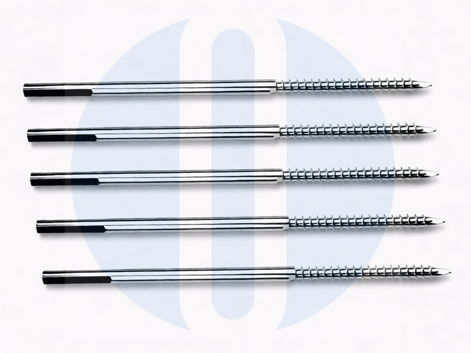 Veterinary Threaded K-Wire Stainless Steel Set Dia 1.0mm, 1.5mm & 2.0mm 150 pcs