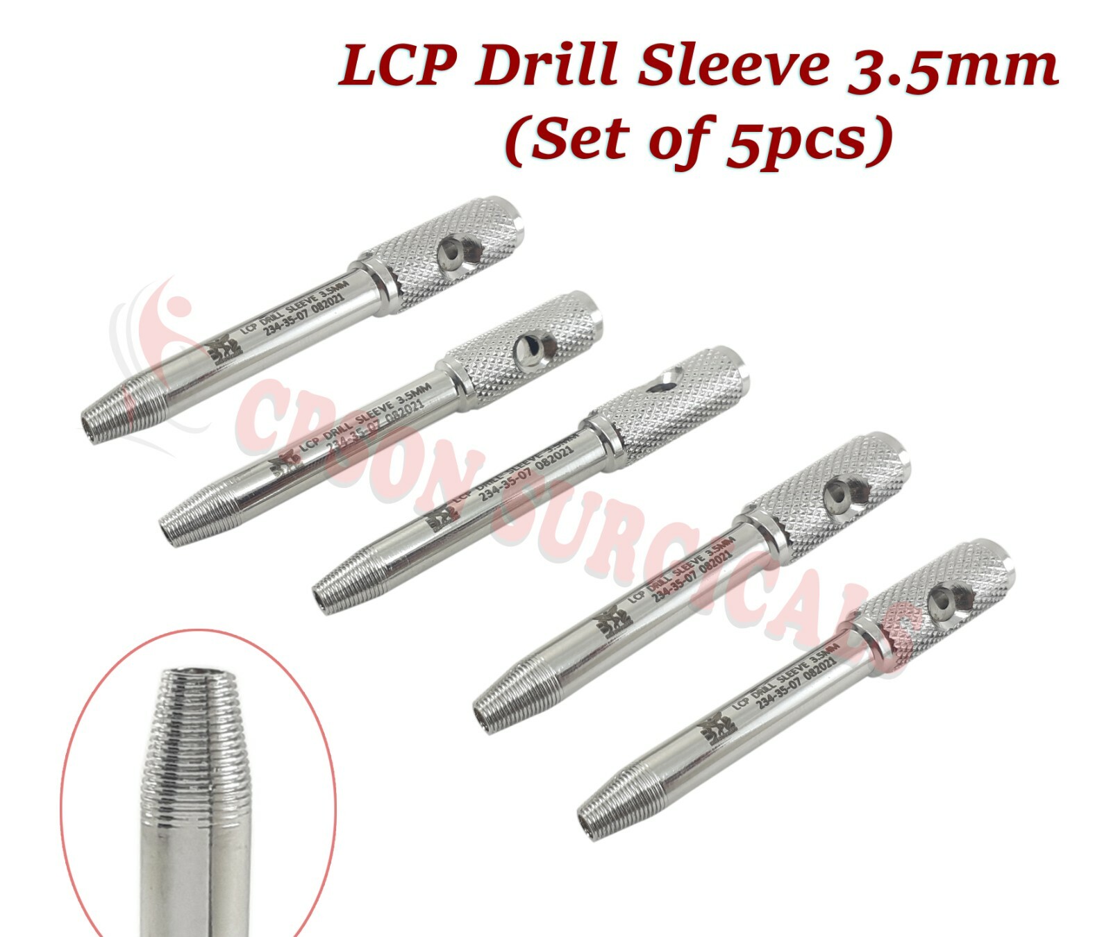 orthopedic LCP Locking Drill Sleeve 3.5mm Surgical instrument Lot of 5 pcs