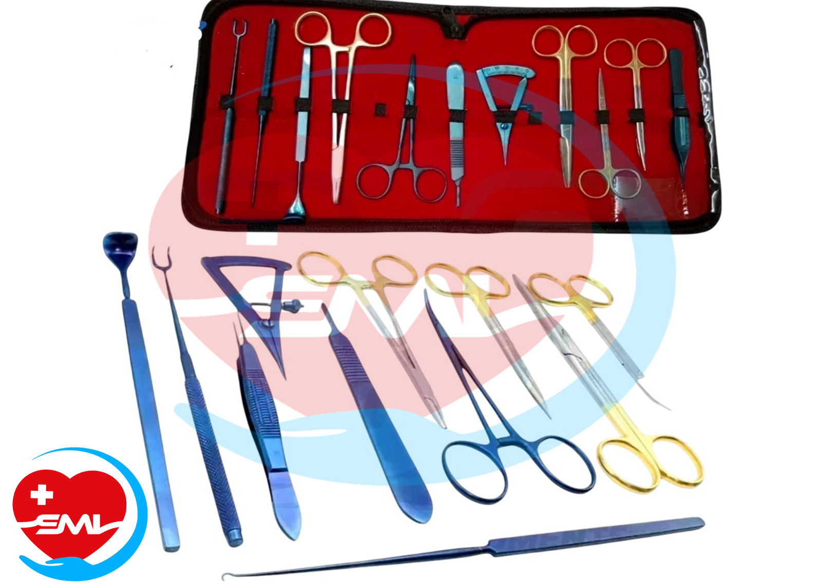 Set of 11 PCS Blepharoplasty Kit Plastic Surgery High Quality Instruments Kit