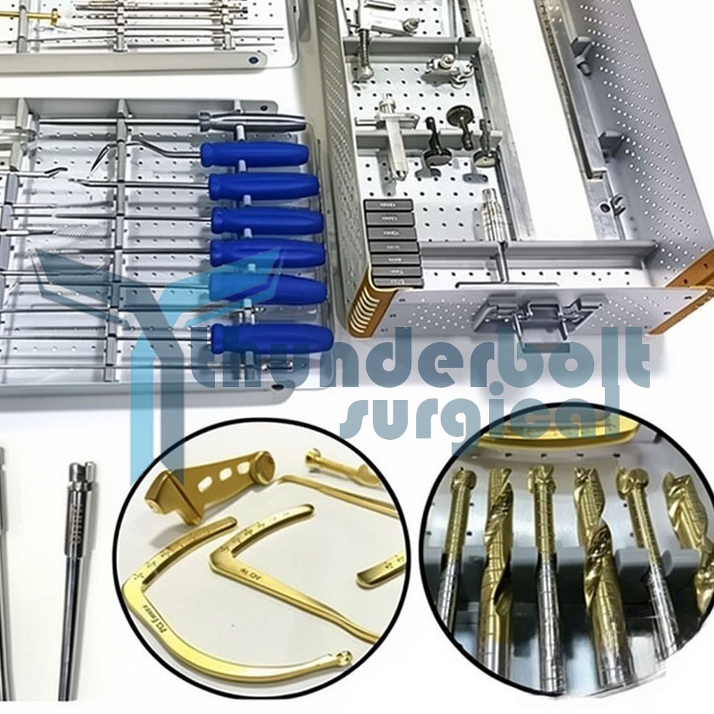ACL PCL Knee Arthroscopy Surgery Instruments Set Of 48 Pcs A+ Quality