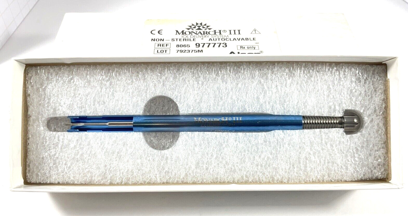 Alcon Monarch III IOL Delivery System (Ophthalmic Surgery) 792375M
