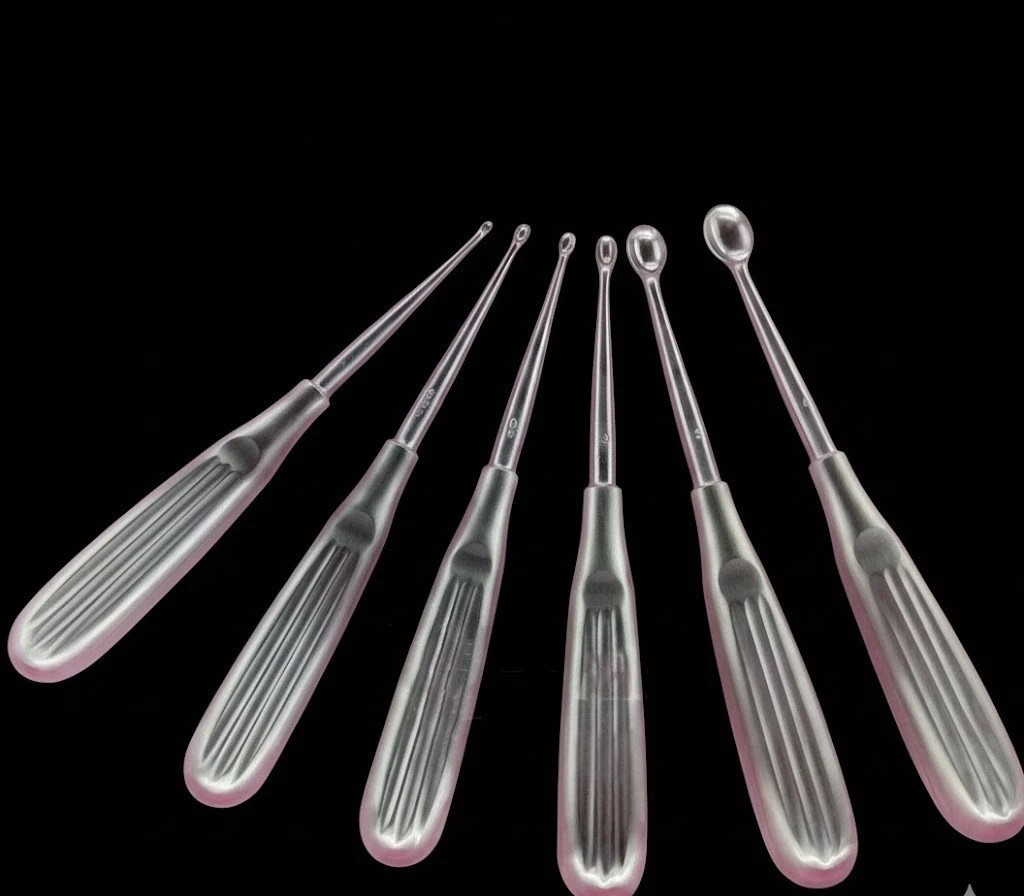 Volkmann Bone Curette Surgical Orthopedics Instruments Best Quality Set of 6 Pcs