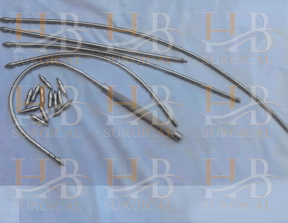 Vascular Set Fistula Tunneler Set of 17 PCS Surgical Instruments