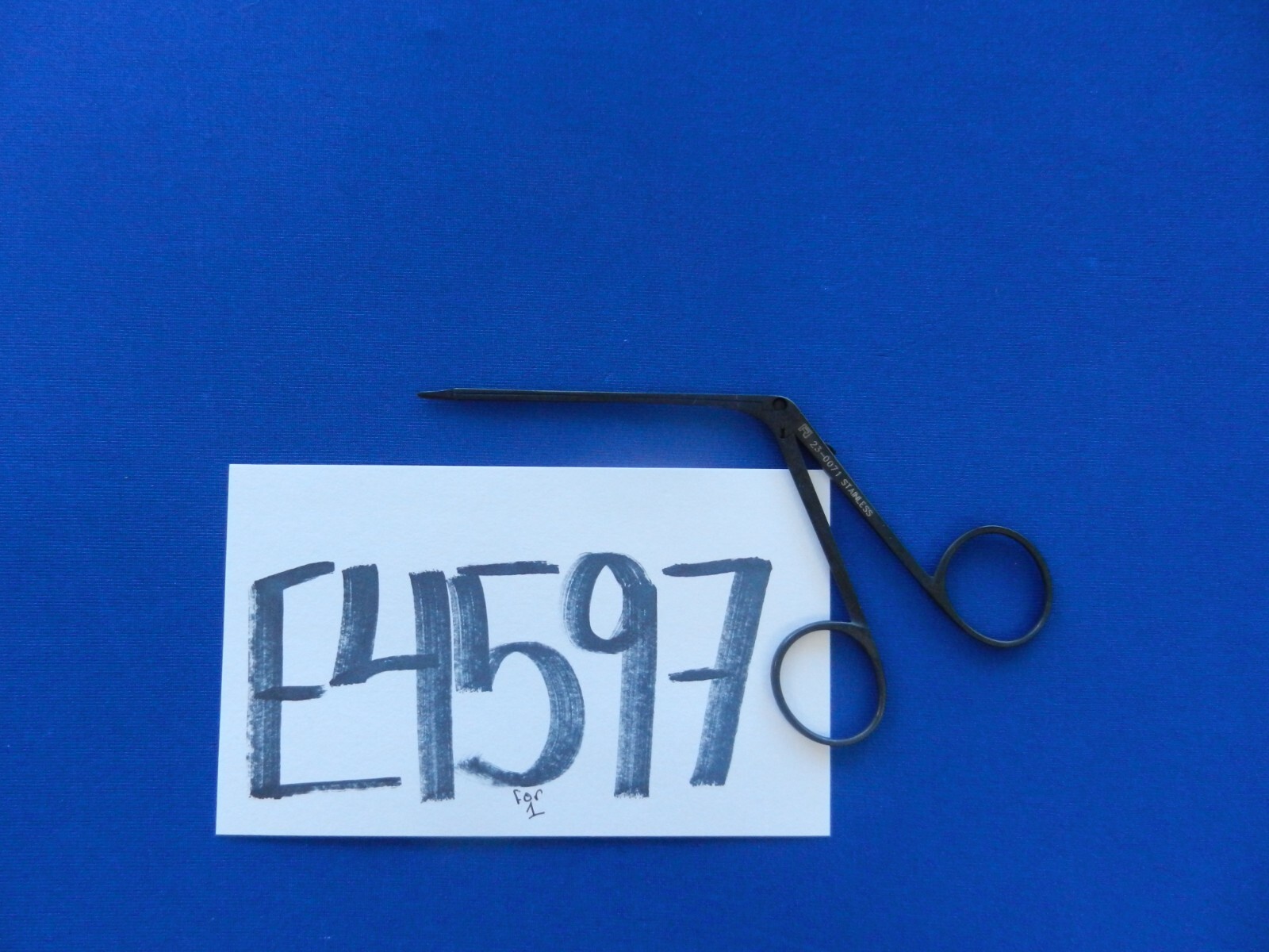 E4597 Richards 23-0071 Shea Belluci Anodized ENT Scissors