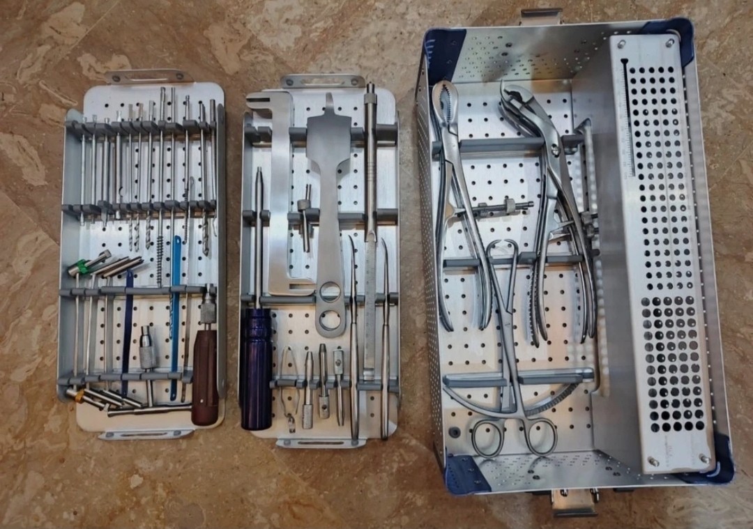 Small Fragment Set Locking And Non locking Instruments Orthopedic Set