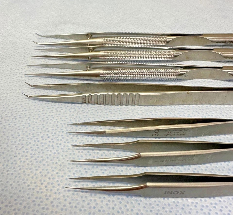 11 Piece Codman ASSI Micro Instrument Tray w/ Sterilization Case