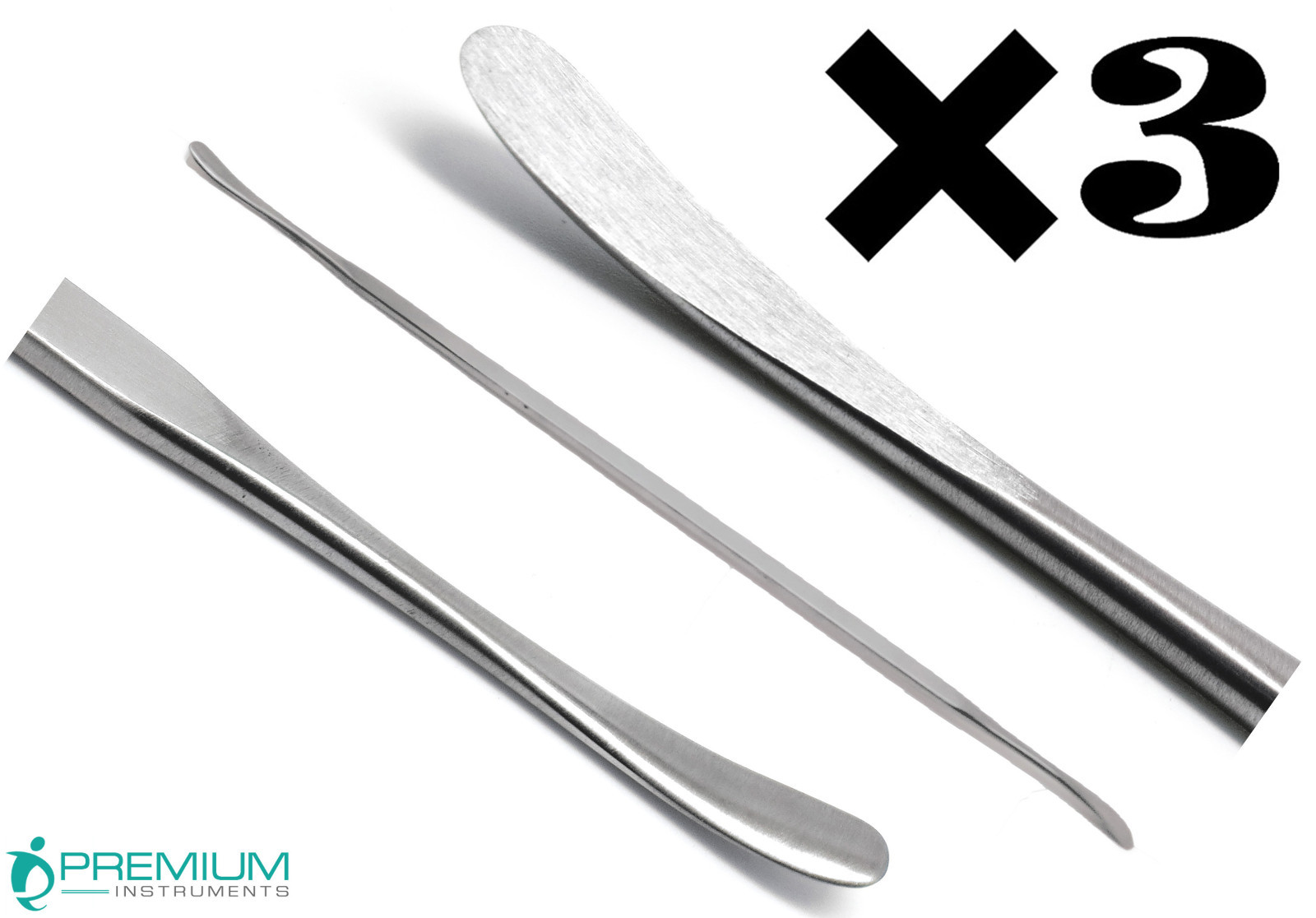 3 Pcs Surgical Penfield Dissectors # 5 Neuro 29.2cm Spine UPGRADED Instruments
