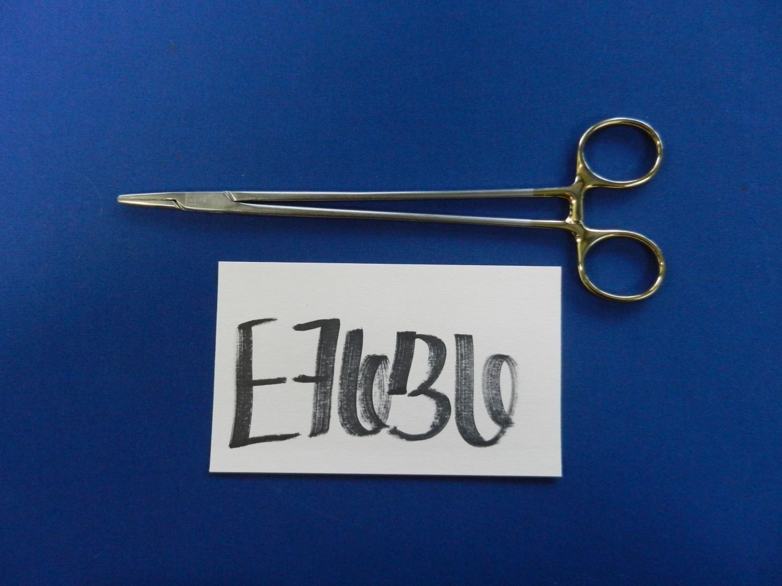 Aesculap BM019R Crile Wood Straight Durogrip Needle Holder 20cm Overall Length