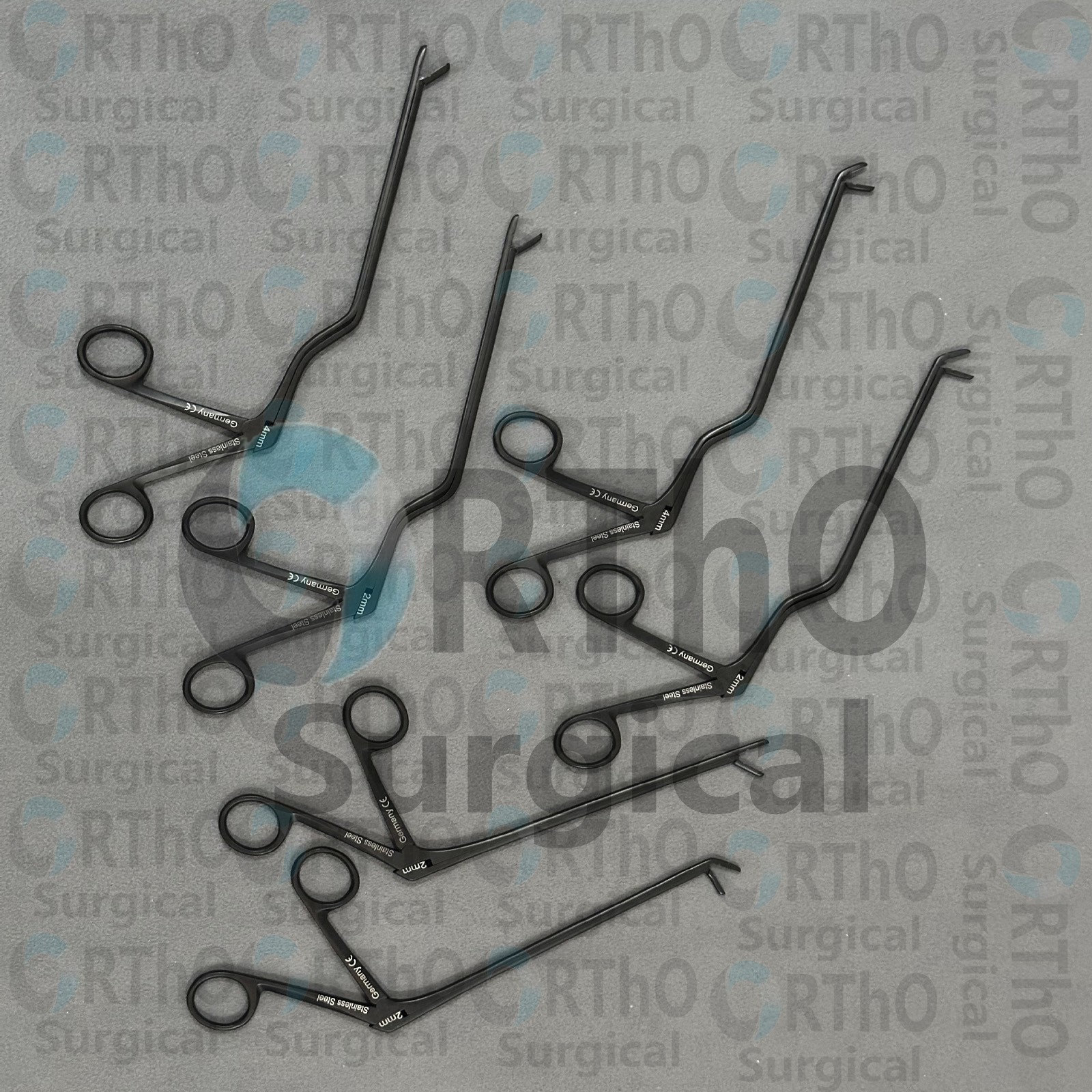 Laminectomy Intervertebral Rongeur Set of 6 Pcs, Orthopedic Bayonet Bone Rangers
