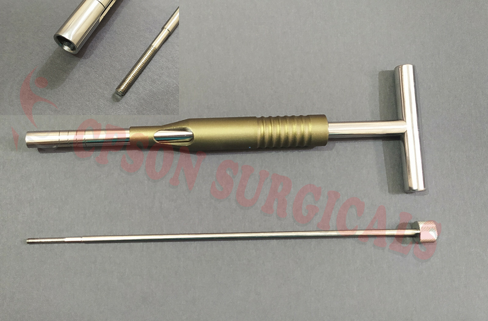 Orthopedic Wrench DHS Screw (Spanner) Extractor with Coupler, centering sleeve