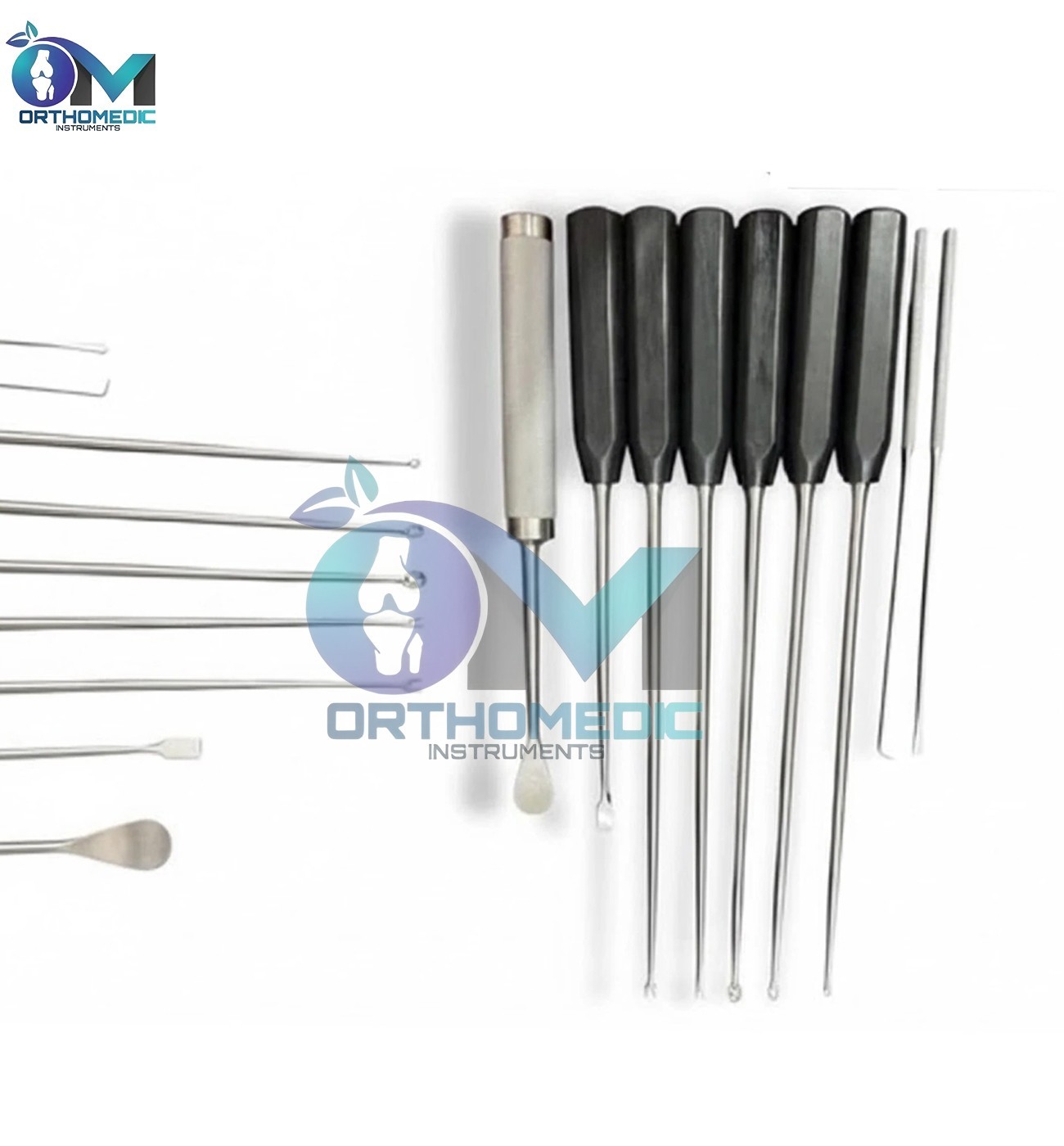 Unique Discectomy 9Pcs Set For Anterior Spine Surgery Instruments