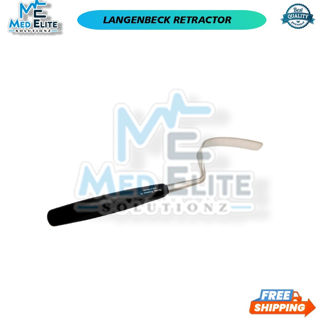 Langenbeck Retractor With Fiberplastic Handle Premium Surgical Instruments