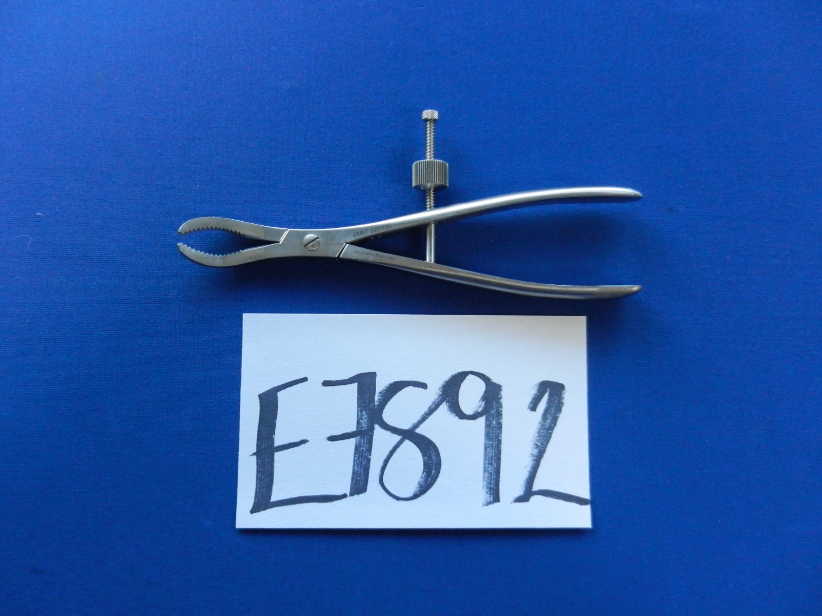 Jarit 225-135 Orthopedic Curved Reduction Forceps with Speed Lock 17cm Length