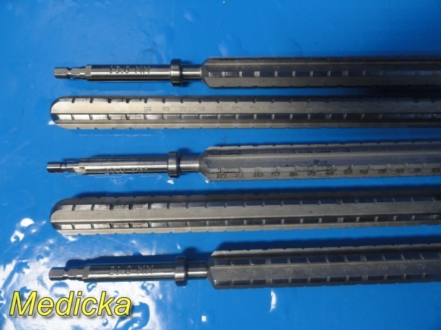 HOWMEDICA Osteonics Cylindrical Reamer Instrument Set (16.5 mm – 21.0 mm)~ 37873