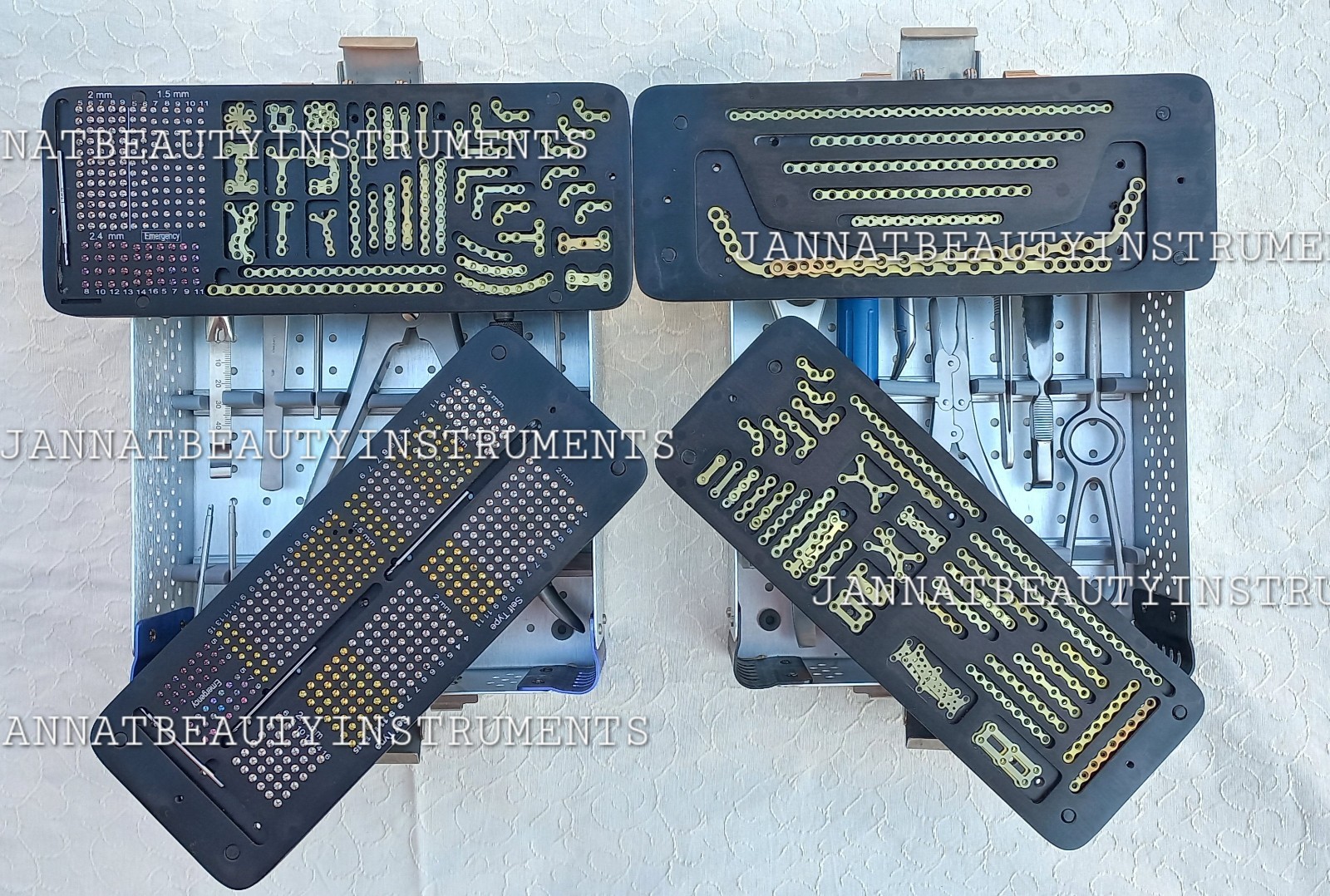 Maxillofacial Titanium Plates & Screws Solution 1.5, 2.0 & 2.5mm Locking System
